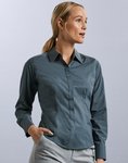 Russell Collection R-924F-0 Ladies` LS Fitted Poplin Shirt