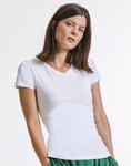 Russell R-103F-0 Ladies` Pure Organic V-Neck Tee